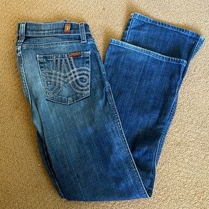 7 for all man kind A pocket bootcut girls 12